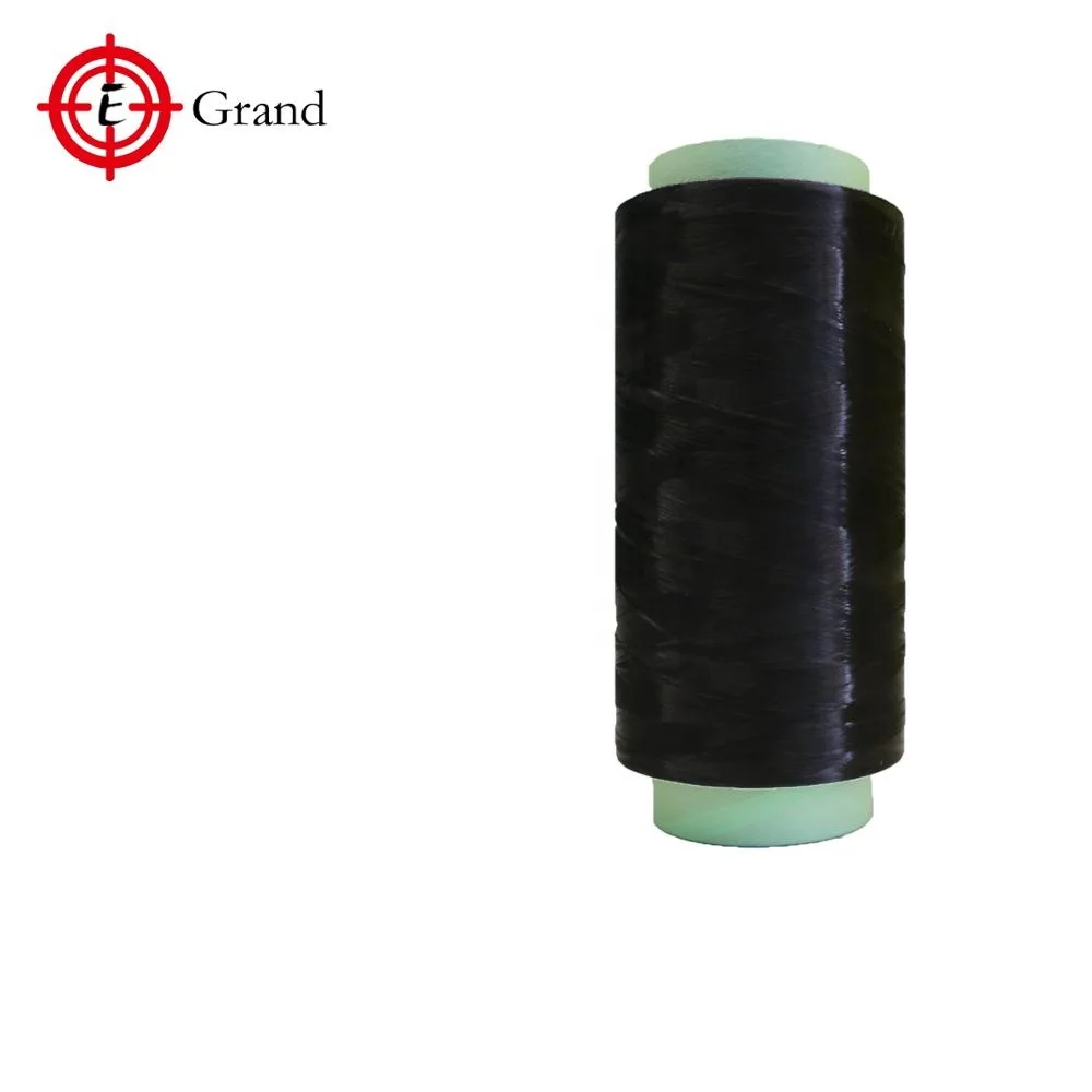  Черное цветное волокно UHMWPE (400D) для