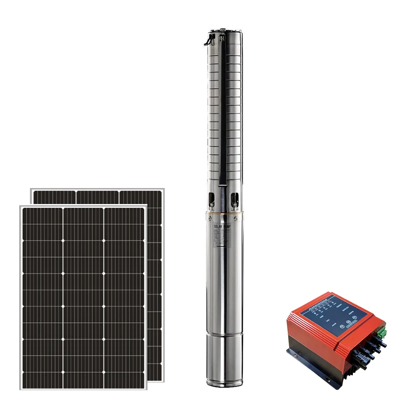 3SSC6/70-D90/1100  304 stainless steel solar dc submersible pump well pump irrigation system