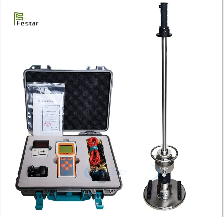 Load Portable Falling Weight Deflectometer Light Drop Weight Tester