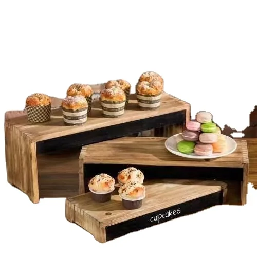 wooden display stand cupcake display stand cake tools for party