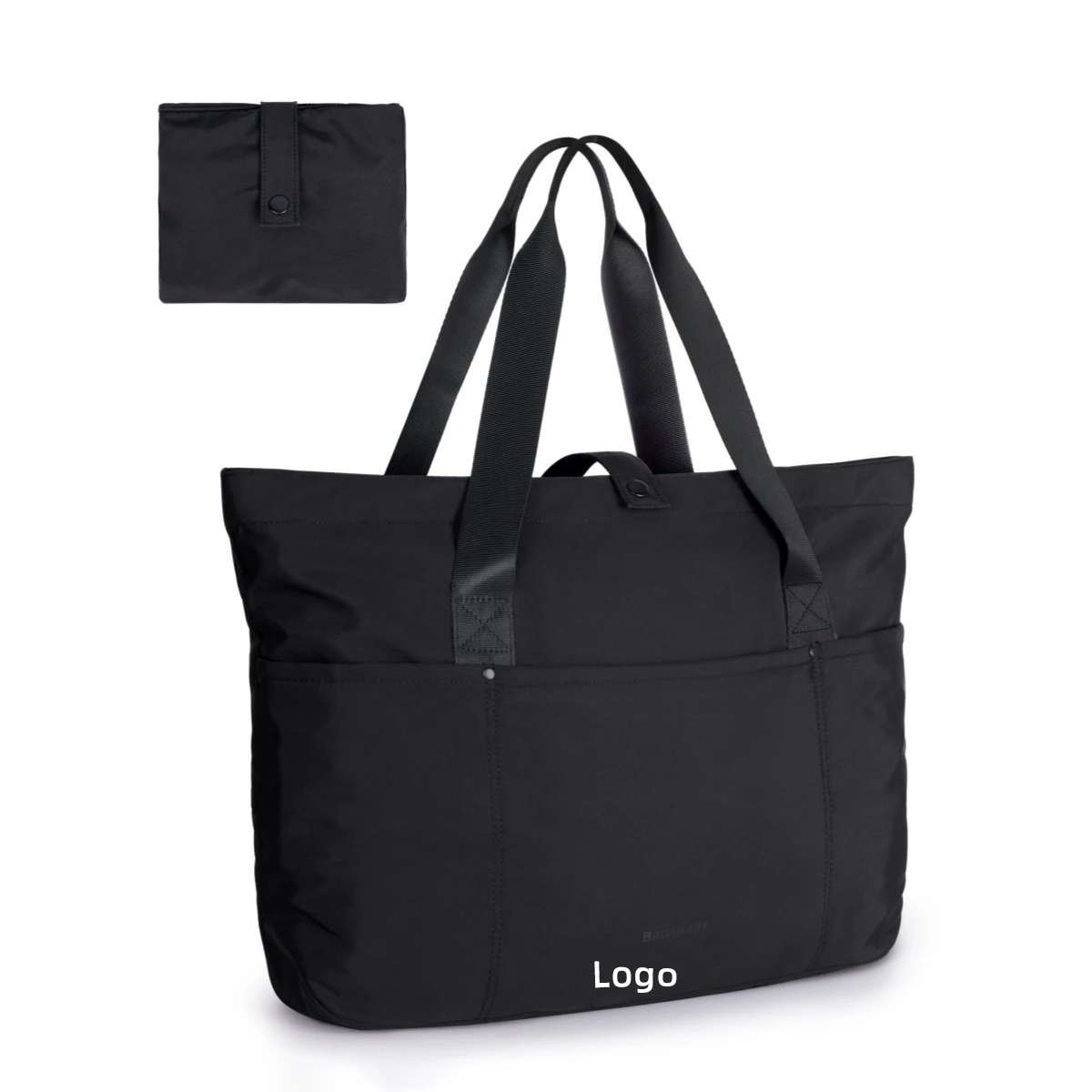 Daily Single Shoulder 20L Trend Multi-Pocket Yoga Logo Foldable Design Sturdy Handle SbS Zipper Waterproof Tote Travel Bag