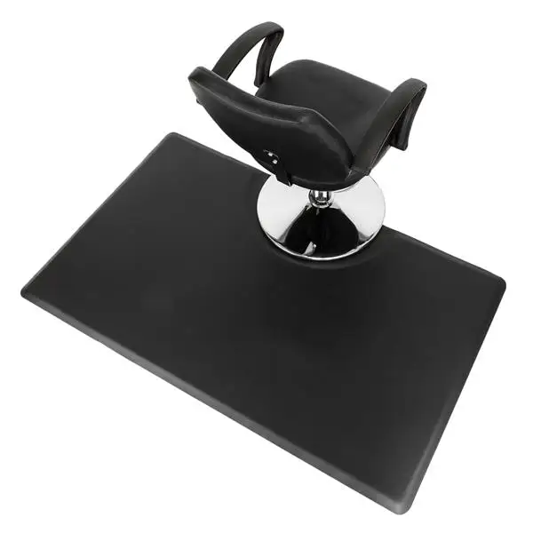 Semicircle Anti-fatigue comfortable and durable salon mat under Styling Chair for barber shop