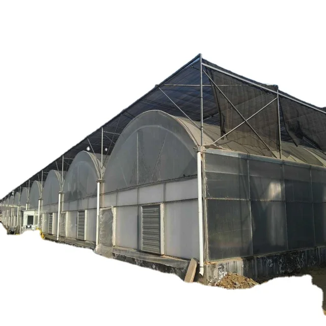 FM Prefab Poly Tunnel Green House Tomato Hydroponic Film Used Greenhouse Cooling System Accessories Parts For Sale