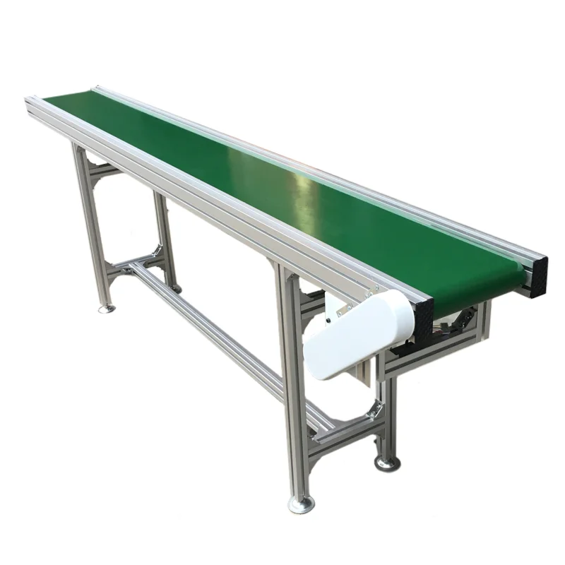 China Manufacturer Oem Customized High Quality Small Size Pvc Belt Conveyor System For Material Transfer