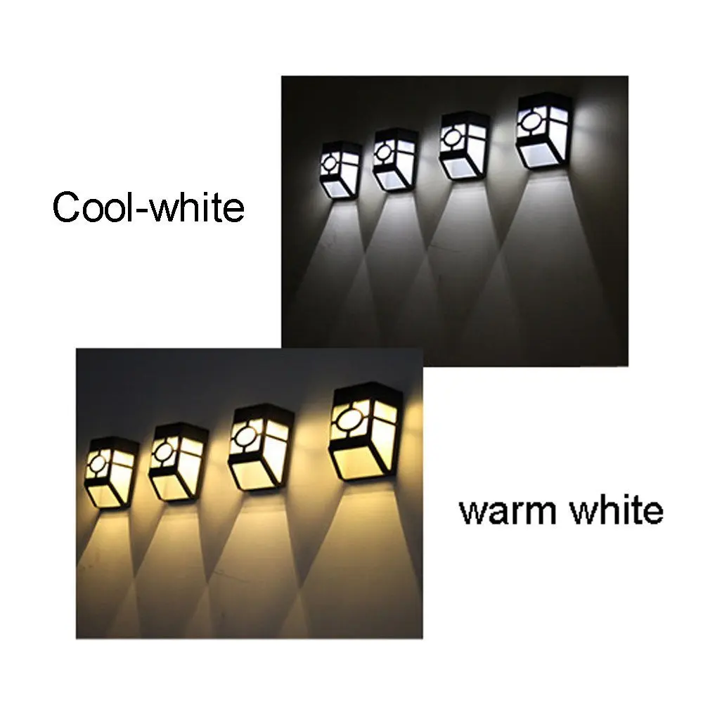 LED Outdoor Waterproof Garden Lamp Solar Power Motion Sensor Waterproof Motion Sensor Outdoor Wall Light