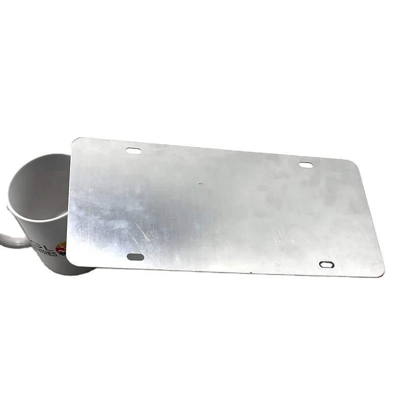 Wholesale Vehicles Accessories Embossing Custom Logo Number Plate Uk Decorative Reflective Car Sublimation Blank License Plate