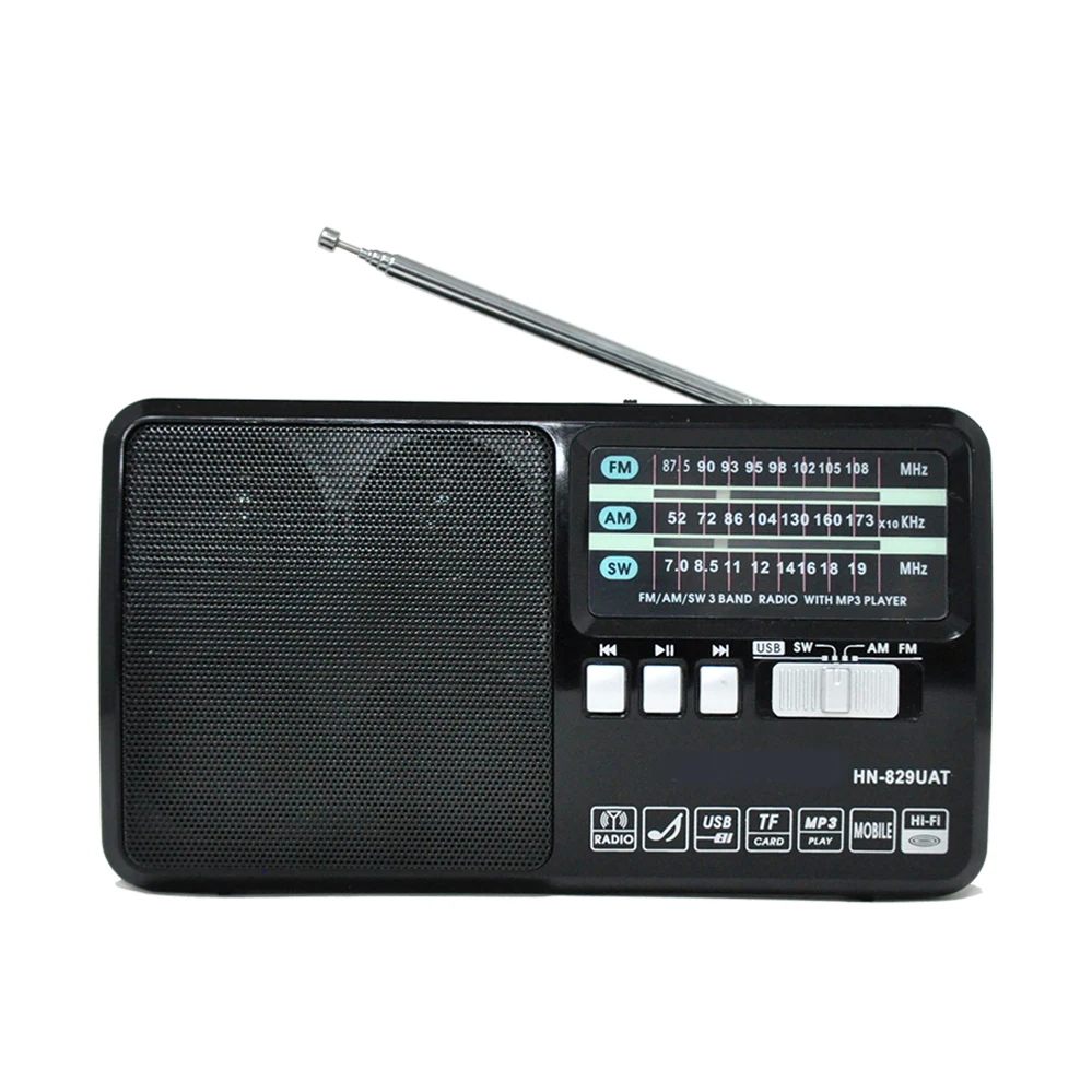 Eletree powered 1W 4000mAh solar panel Solar Hand Crank  Emergency LED Light fepe radio