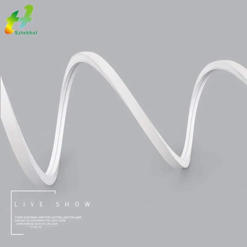 New generation separently split neon tubes cover 12V flexible strip lights silicone flex led neon separate