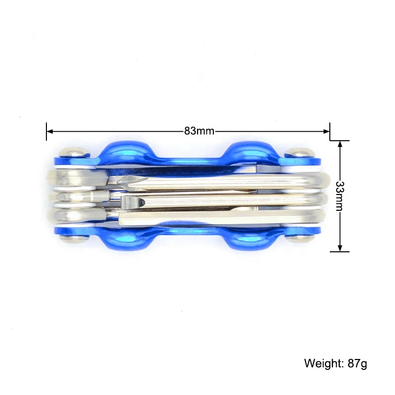 Многофункциональный инструмент для велосипеда, компактный и легкий Ремонтный комплект для шоссейных и горных велосипедов, велосипедист, подарок, велосипедные инструменты