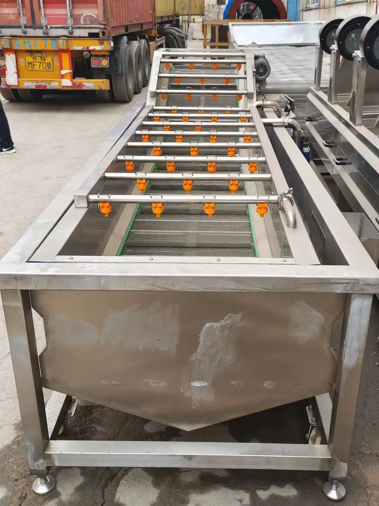 Commercial leafy vegetable washing machine potato cleaning equipment