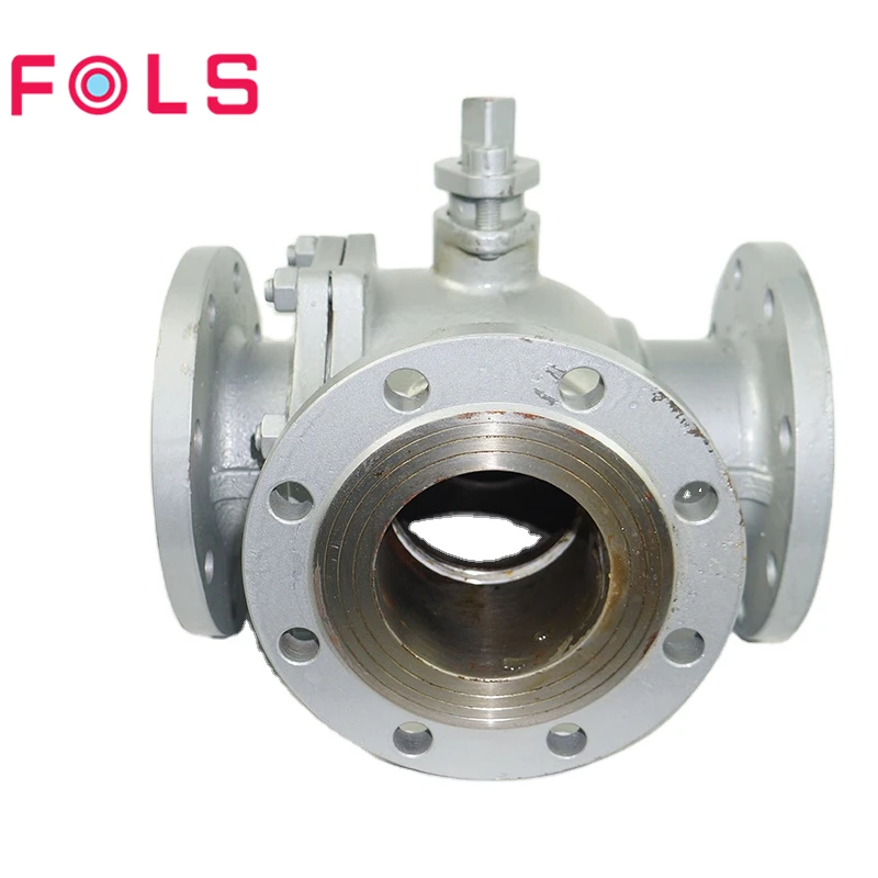 Wholesale UPVC PPH CPVC PVDF PP Body material Electric three-way flange ball valve