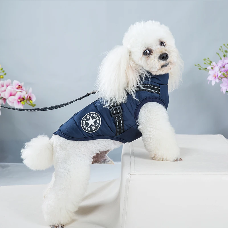 Wholesale Outfits  Dog Winter Clothes Luxury Pet Accessories  Vest  Fashion Designer  Christmas Clothes Dog Jacket