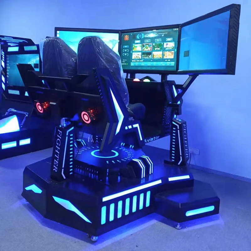 Hot Sale VR Equipment 9D Racing Simulator 3 Screen Car Racing Game Machine For Game Center