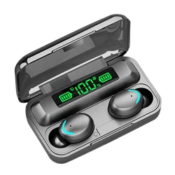 Actuals Sport Headsets True Wireless Stereo Earbuds Headphones for iPhone, Samsung,Xiaomi,LG.etc. F9 Wireless Earbuds