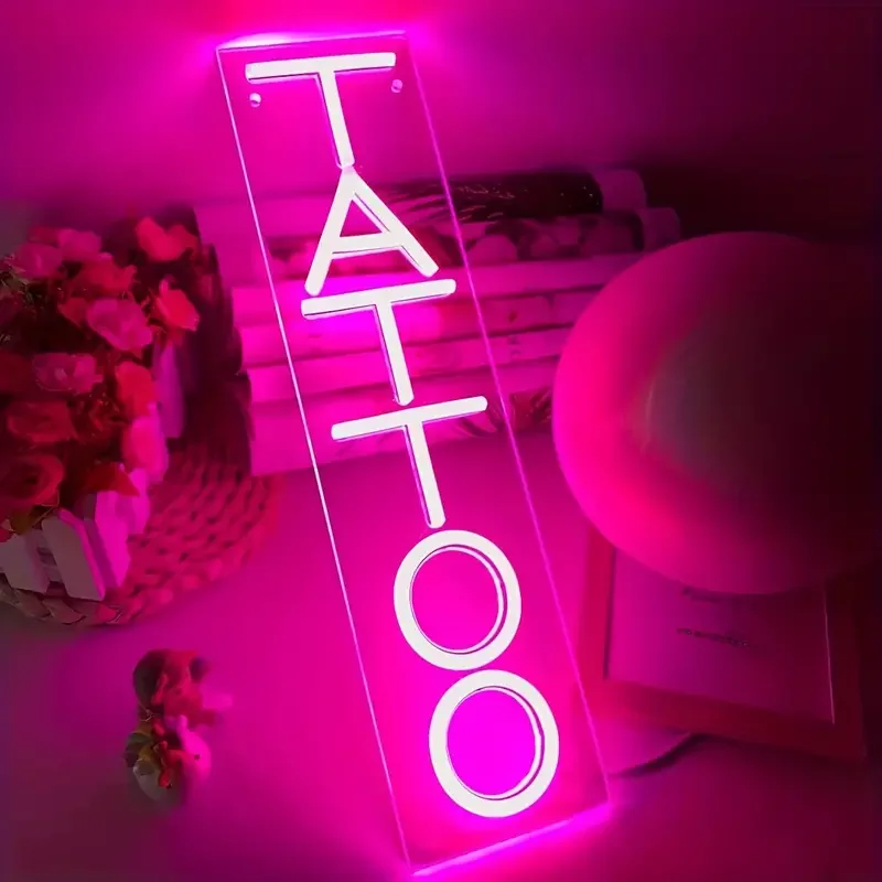 Led Flex Custom Neon Sign neon strip number letter light Tattoo neon sign for Wedding Sign