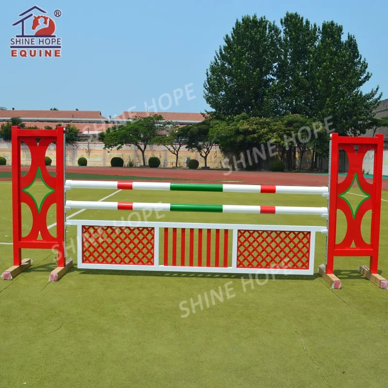 equine accessories show jump gates with powder coating customized color