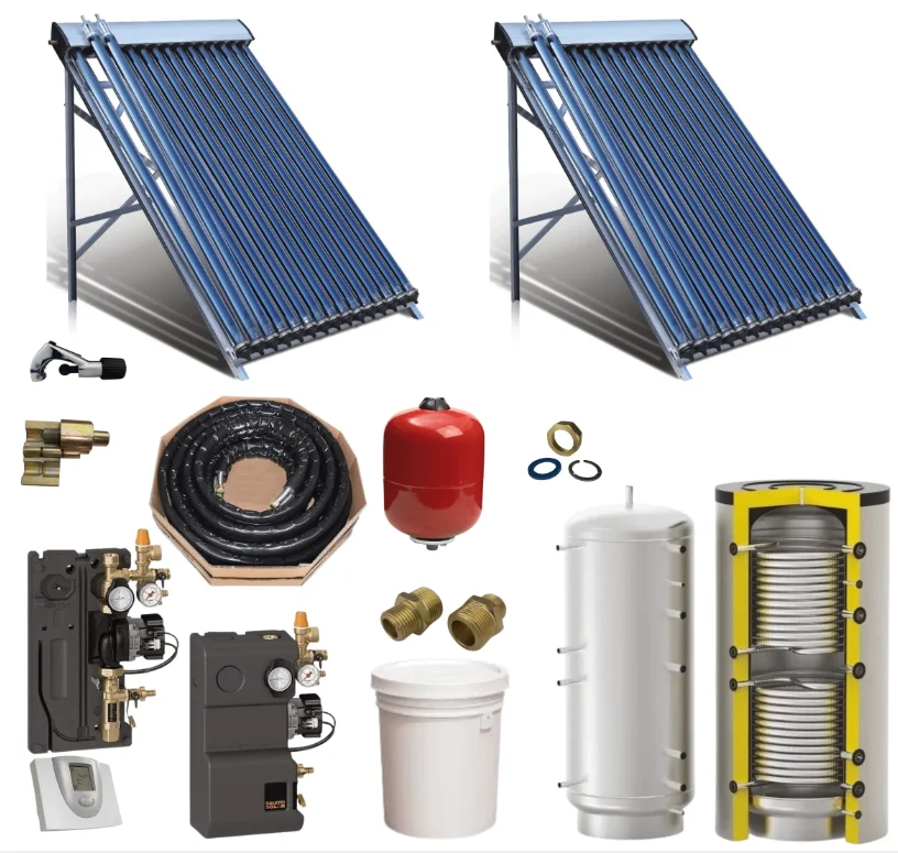 300L Dual Tank   Solar water heater Heat pump Water Heater  with  Stainless steel  304 316  Heat exchanger
