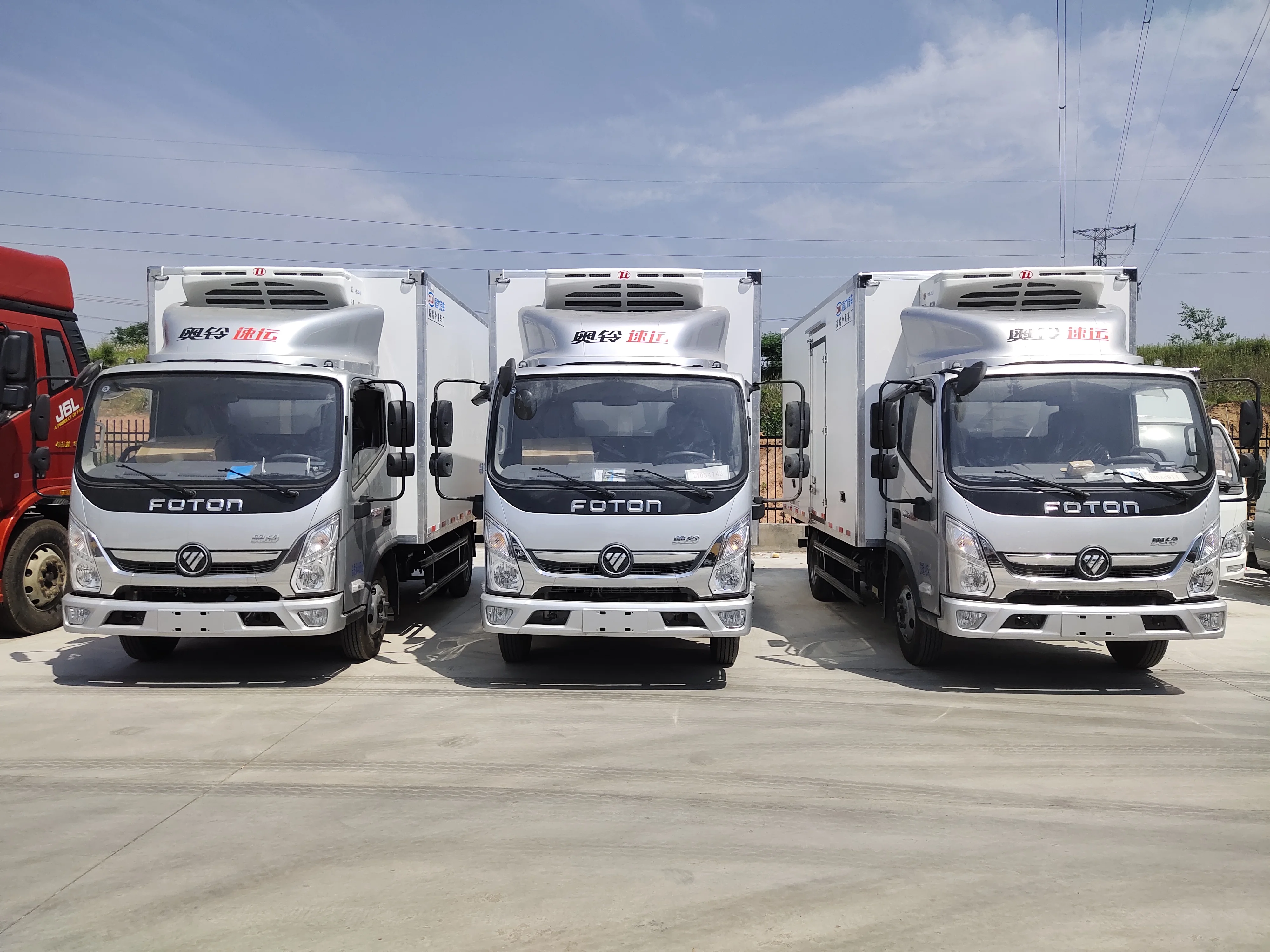 Most New Foton Mini Truck Diesel Fuel 4x2 Drive Manual Transmission AC Frozen