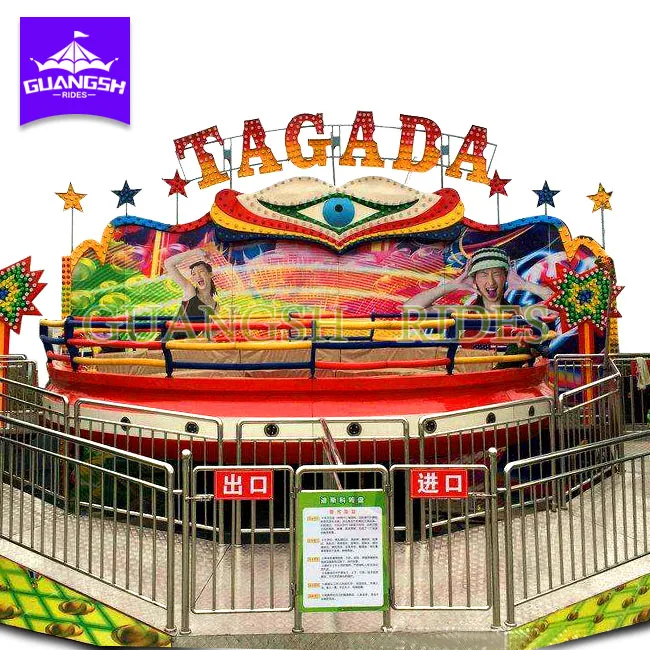 Attractions 24 persons Tagada crazy park games disco dance for sale