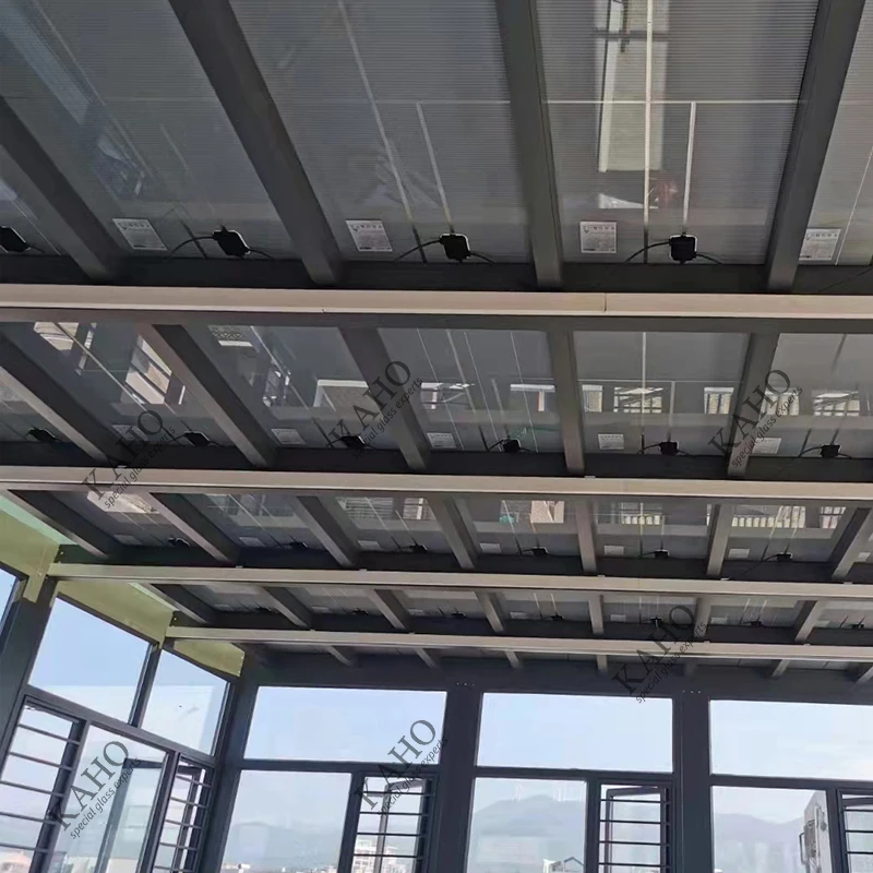 Frameless 100w solar panel photovoltaic glass solar pv modules transparent  CDTE thin film glass