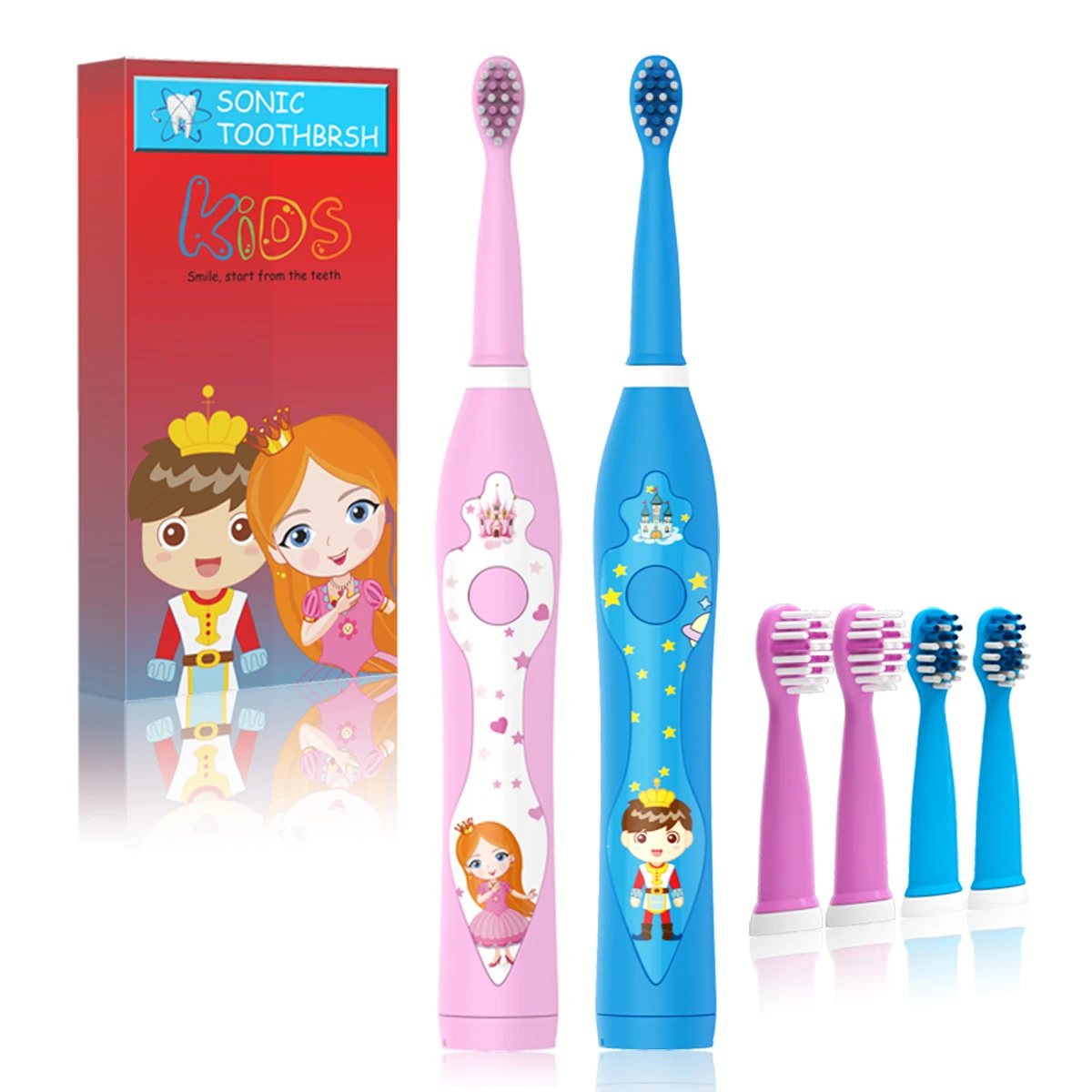 USB Powered Ultrasonic Vibrate Automatic Soft Baby Children Kids Toddler Sonic Electric Toothbrush