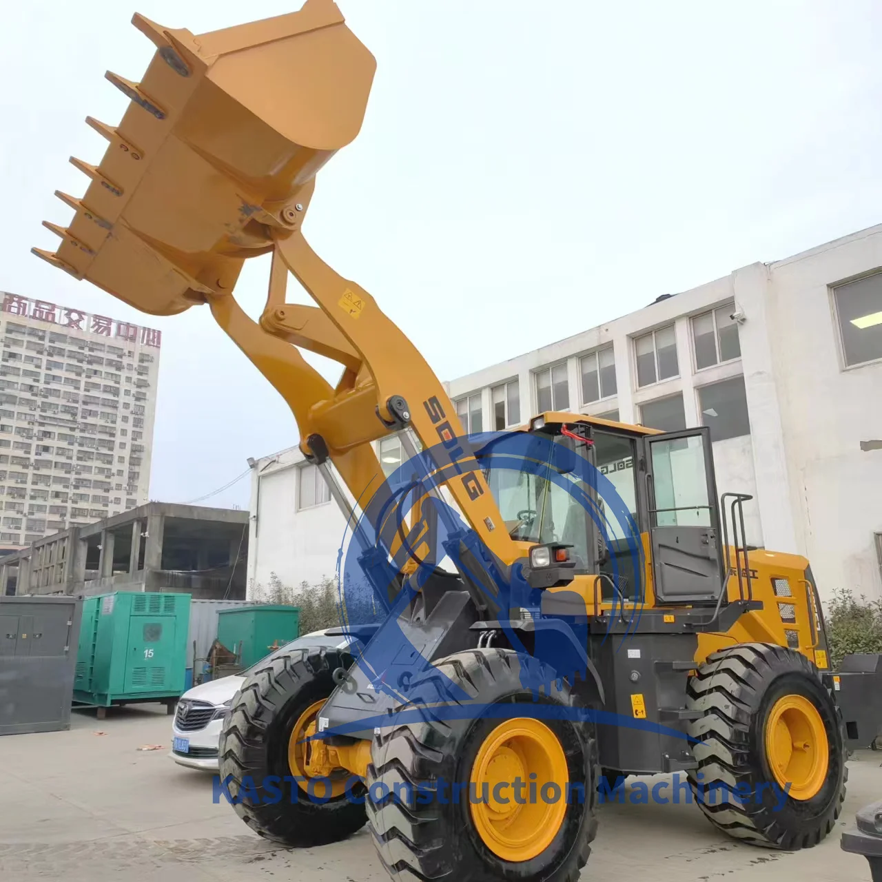 SDLG 958F payloader 2023 модель 90% новый lg958F фронтальный погрузчик 6 тонн LG958 LG956 CLG856