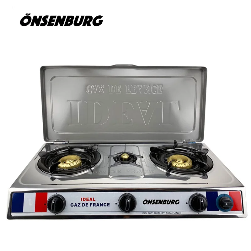 Таблица 3 горелка газовая плита, газовая плита из нержавеющей стали, MST-303(A9)