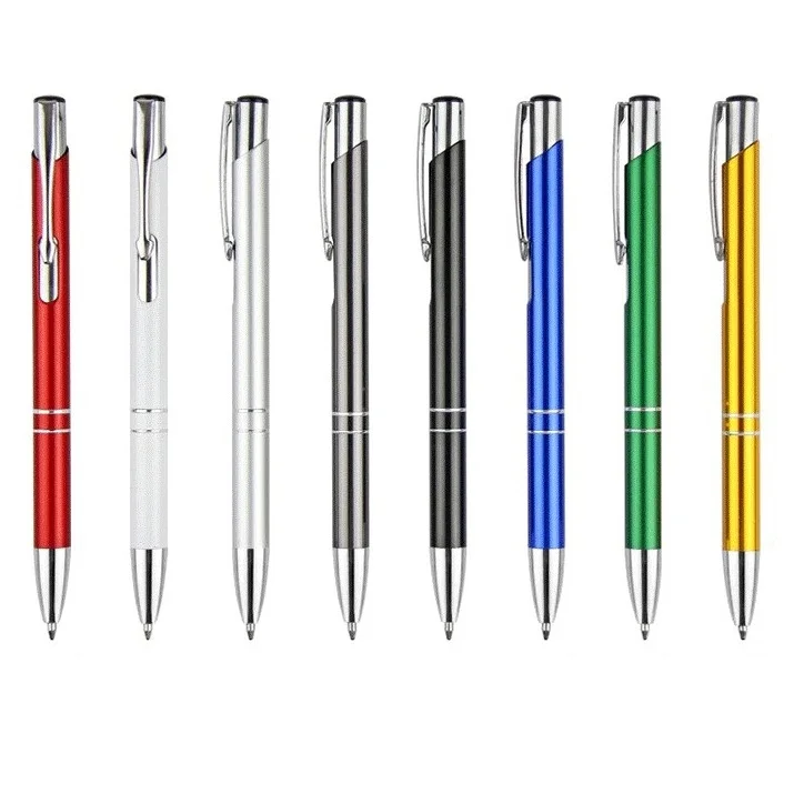Advertising Student Ball Pen Custom Laser Logo Ball Point Pen Promotional Gifts Ballpoint Pens