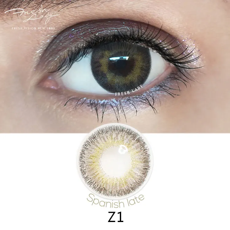 New & Original colour contact lens glass vial lenses colored eye