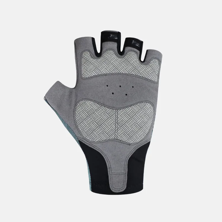 High quality black cycling gloves custom sublimation printing color and pattern half finger cycling gloves manufacturer