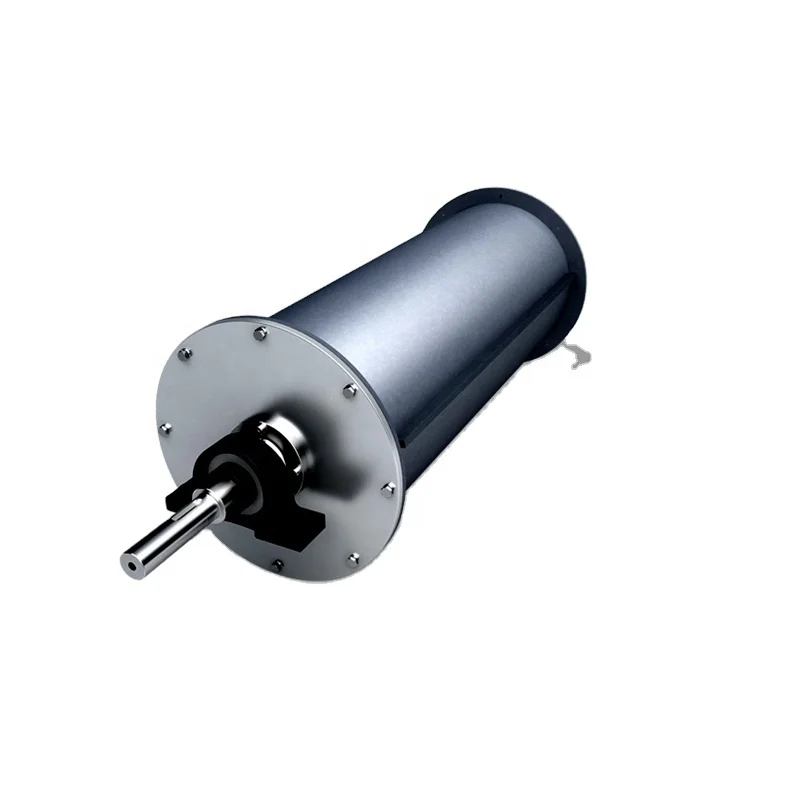 Permanent dry conveyor electric magnetic roller drum pulley iron remover