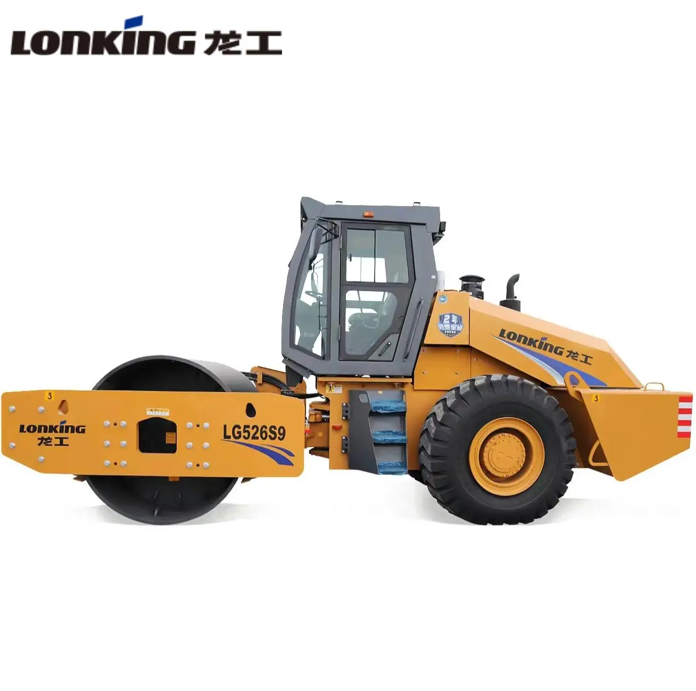 Полностью гидравлический одиночный стальной колесный ролик LG526S9