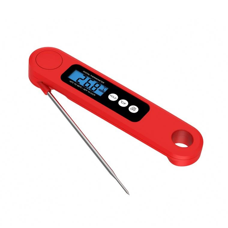 response time of 2-3s BBQ waterproof Meat Food 304 food digital food thermometer Foldable meat thermometer