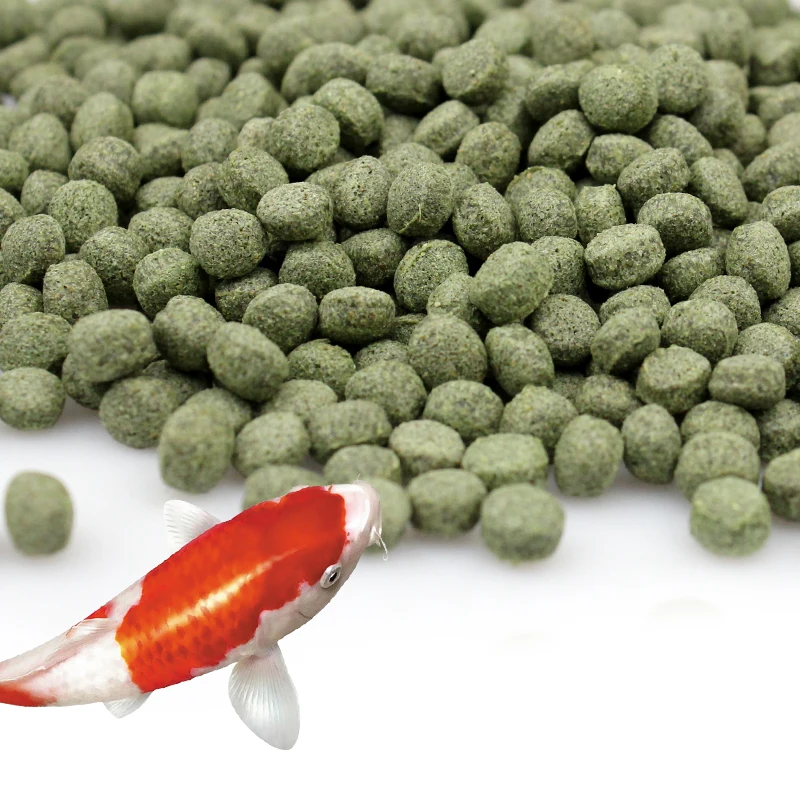 Koi fish food pellets pond enhancing color