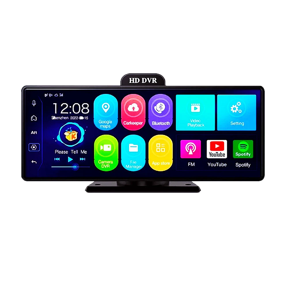 Universal 10.26 inch Dual Lens Car Dashcam 1080P Dual Camera android Car Dvr Car Black Box Dash Cam