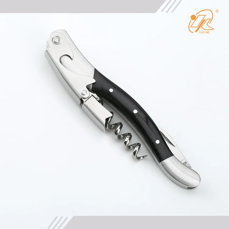 Great Cork Screw Rosewood Red Wood Wine Opener And Black Gift Box Set And Wooden Wine Bottle Waiters...