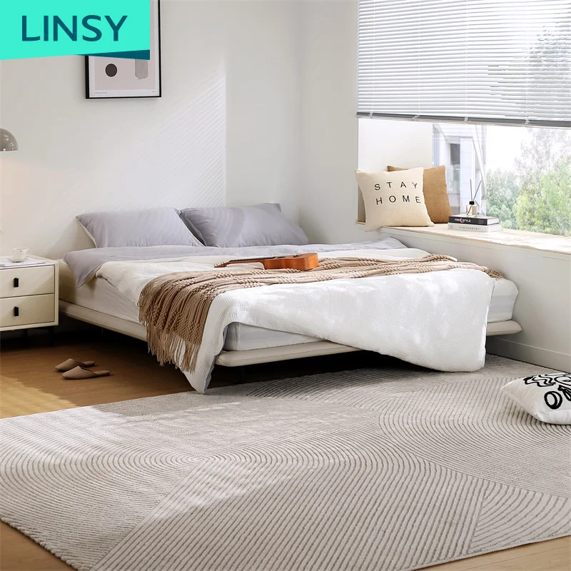 Linsy Italian Minimalist style LED Night Light Bedroom Modern Double Bed