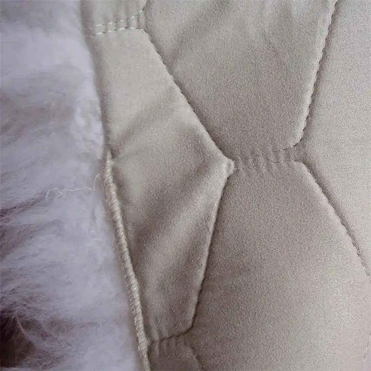 popular sheepskin pad 100% real wool car sofa chair seat cushion