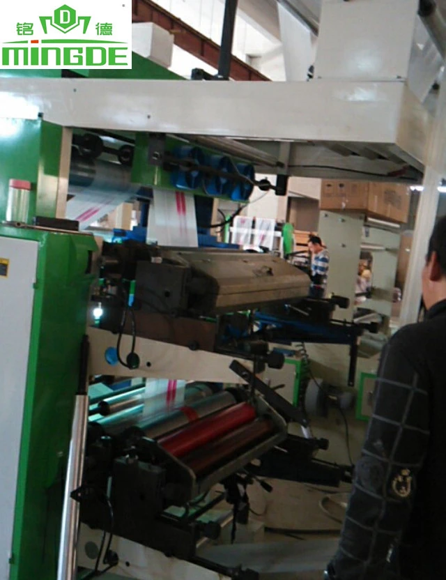 High speed Automatic multicolor flexographic printer machine film flexo printing machines