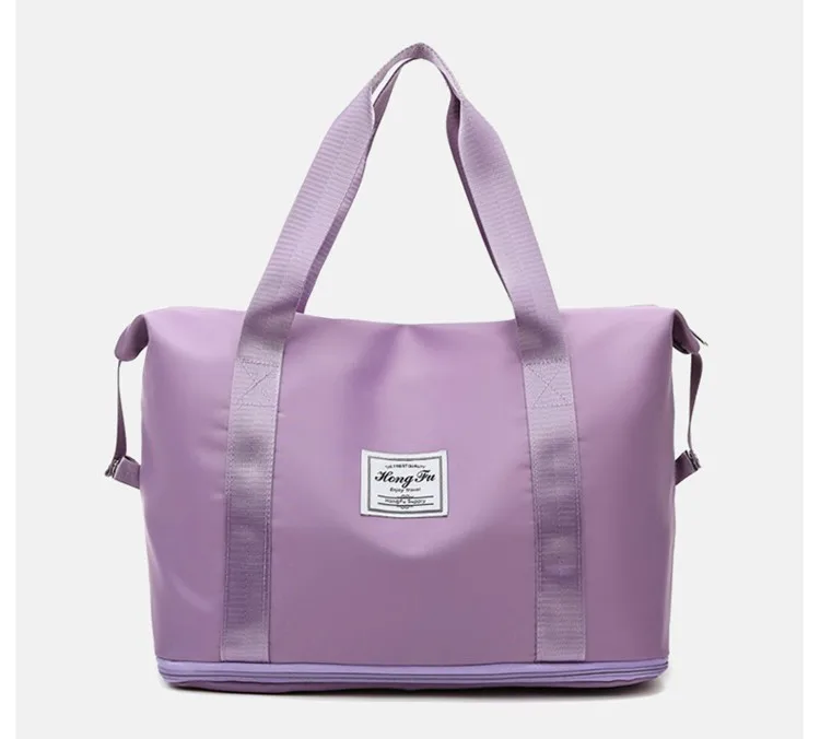 Portable new dry and wet separation shoes warehouse shoulder bag Oxford cloth lightweight luggage storage bag travel bag