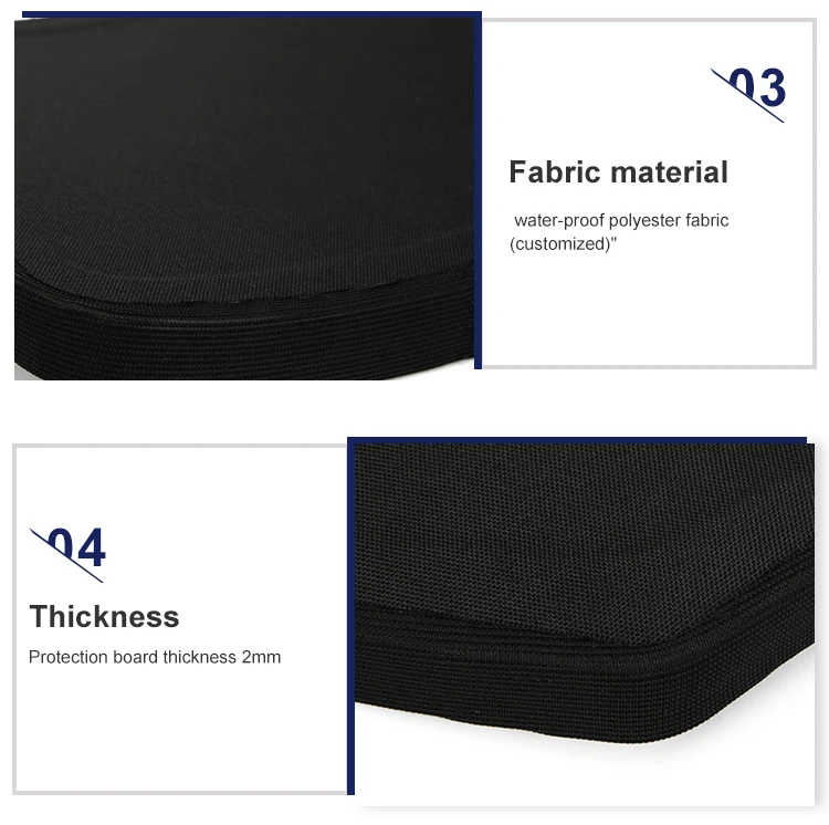 Hard Body Armor Single/Multi Curve Radian Uhmwpe Material Silicon Carbide Ceramic Nij Iv Plate