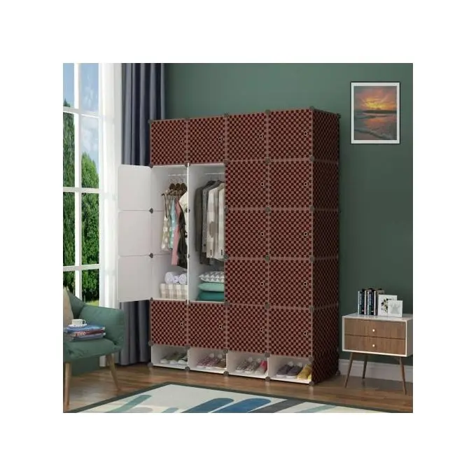 Hot selling PP Panel Plastic cube Wardrobe for kids silica gel desiccants for wardrobe home household