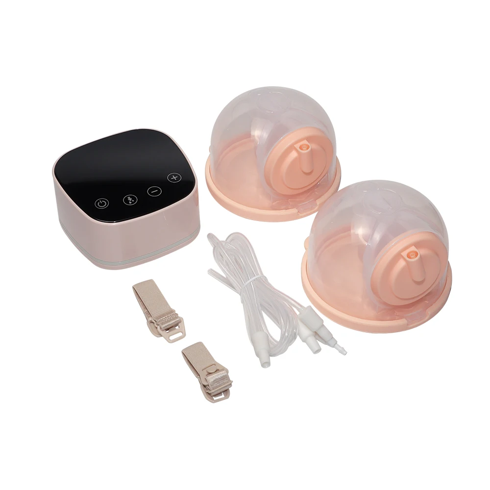 Hot sale intelligent handsfree mini electronic breast pump portable silicone milk pump for baby