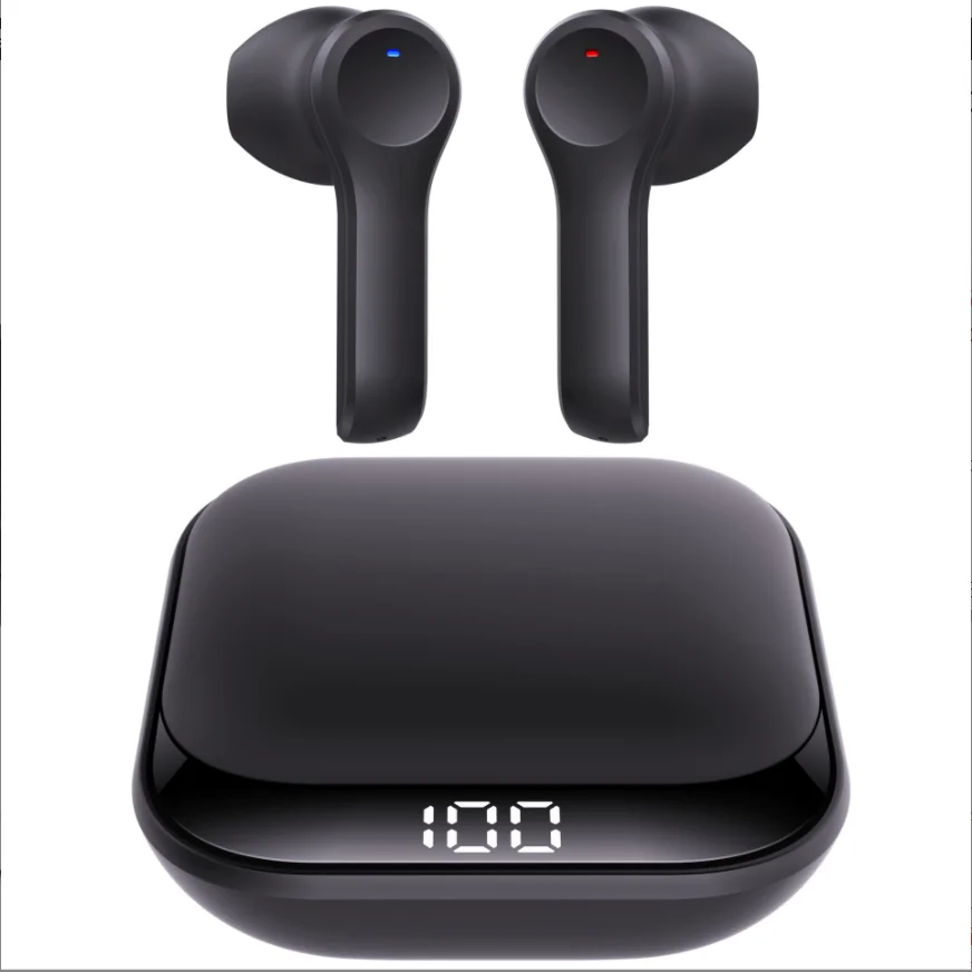 Mini  BT5.0 wireless Bloototh Earphone with LED digital display touch sports in-ear subwoofer Headset Headphone