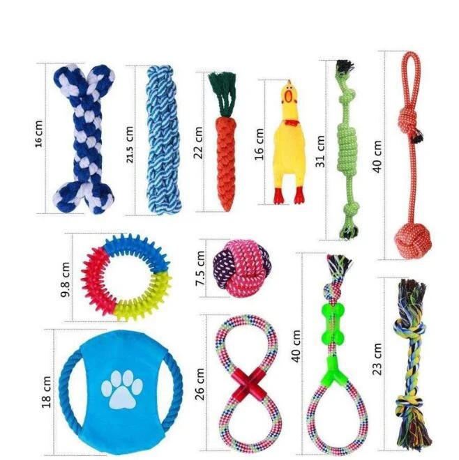 
2021 Amazon hot sale Cotton rope chew toy dog funny interactive toy 