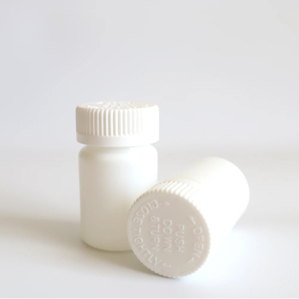 30-120ml Nature White HDPE Plastic Bottle Plastic Container Jar Food Tubs Food Grade Container