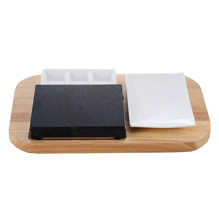 
Hot Sale Cooking Stone Hot Steak Stone Plate Cold Lava Rock Grilling Stone 3H70224 