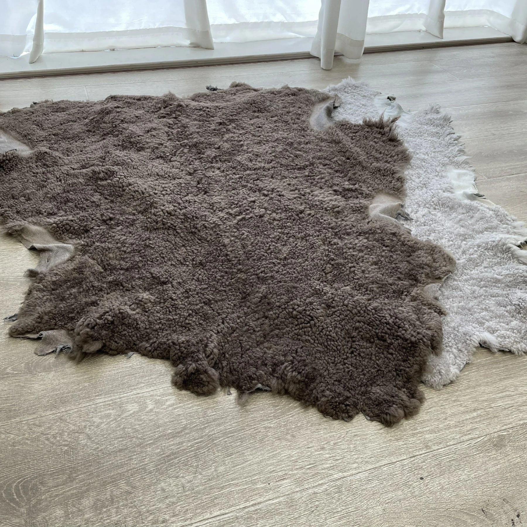 Подлинная овчина с кудрявым флисом для подкладки одежды