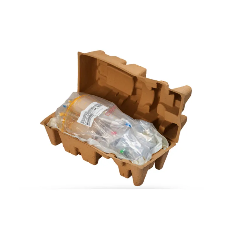 Top Quality 100% Eco-friendly Recyclable Biodegradable Protective Customized Chemical Pulp Tray