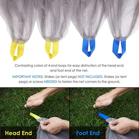 Mosquito Net for Single Camping Bed